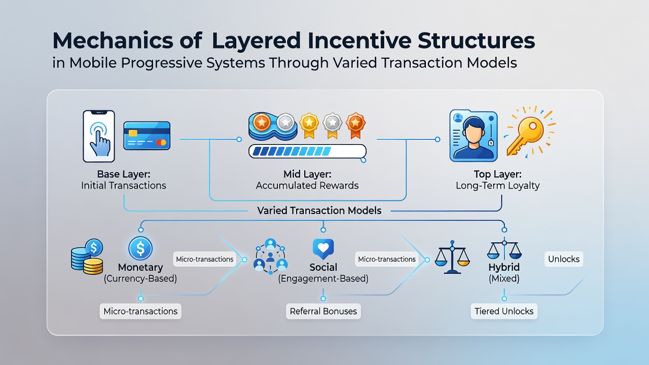 Illustration zu Transaktionspfaden und Anreizschichten in progressiven mobilen Systemen