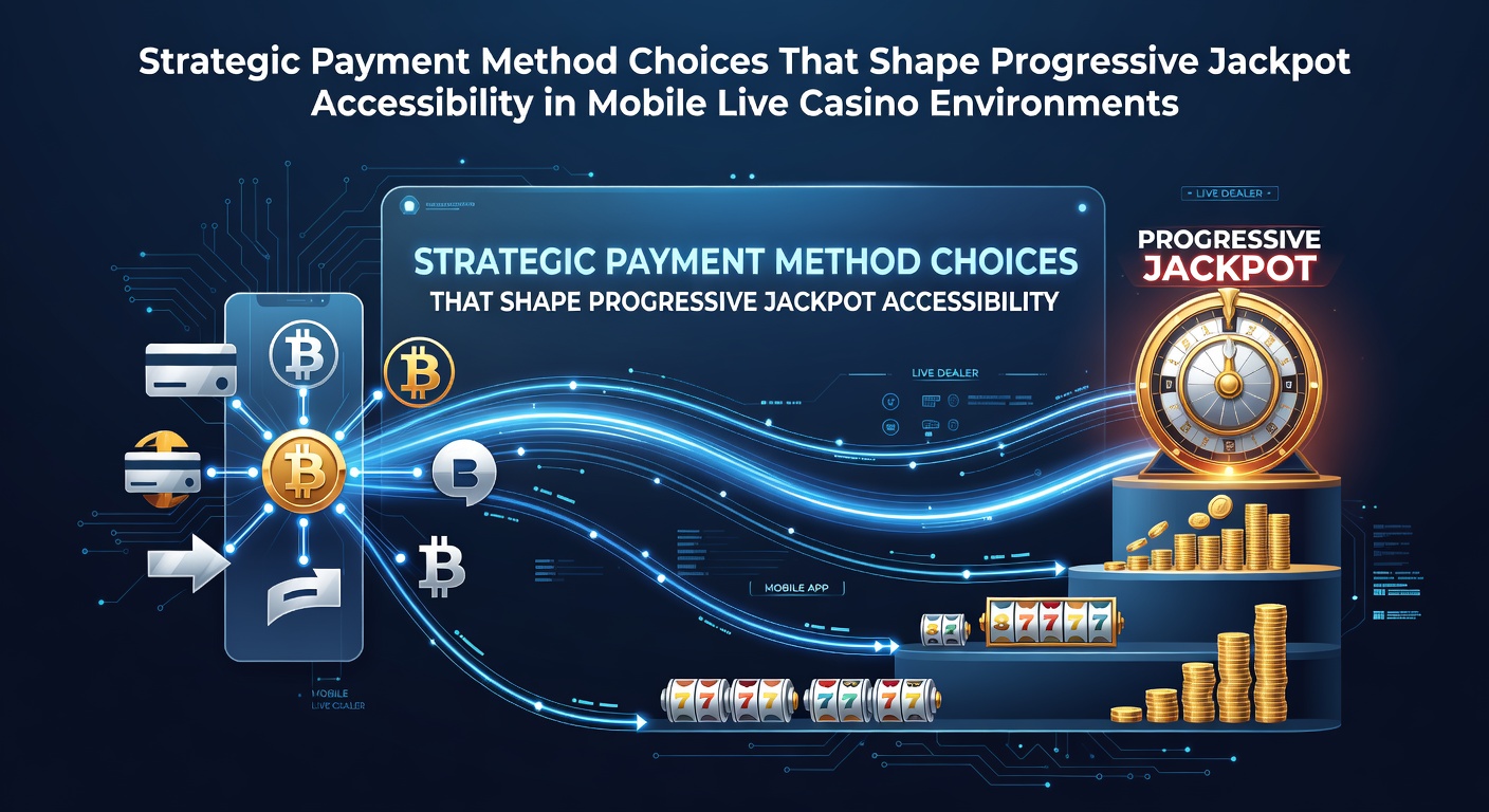 Strategische Auswahl von Zahlungsmethoden für progressive Jackpots in mobilen Live-Casinos